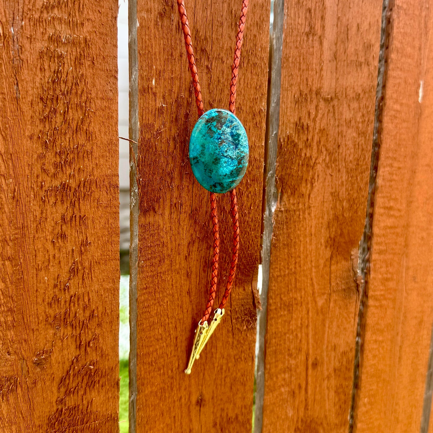 Azurite Oval Bolo