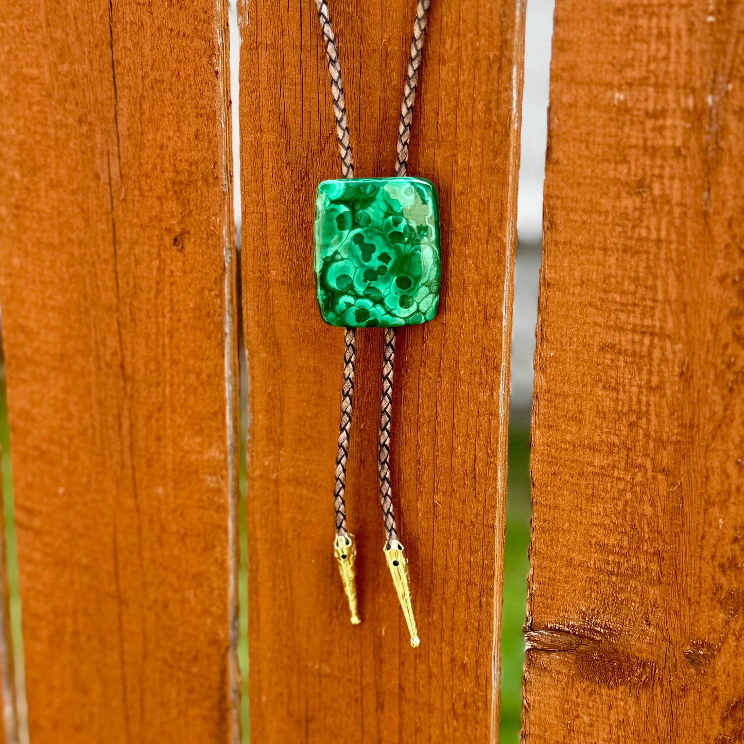Malachite Square Bolo