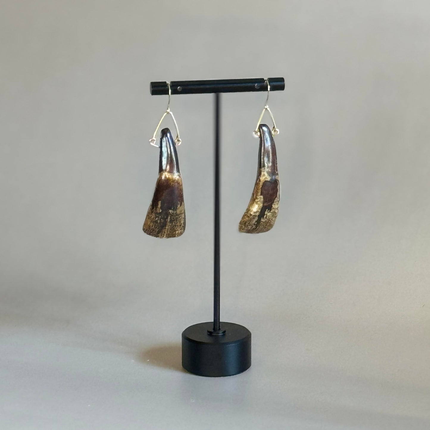 Bison Tooth Earrings