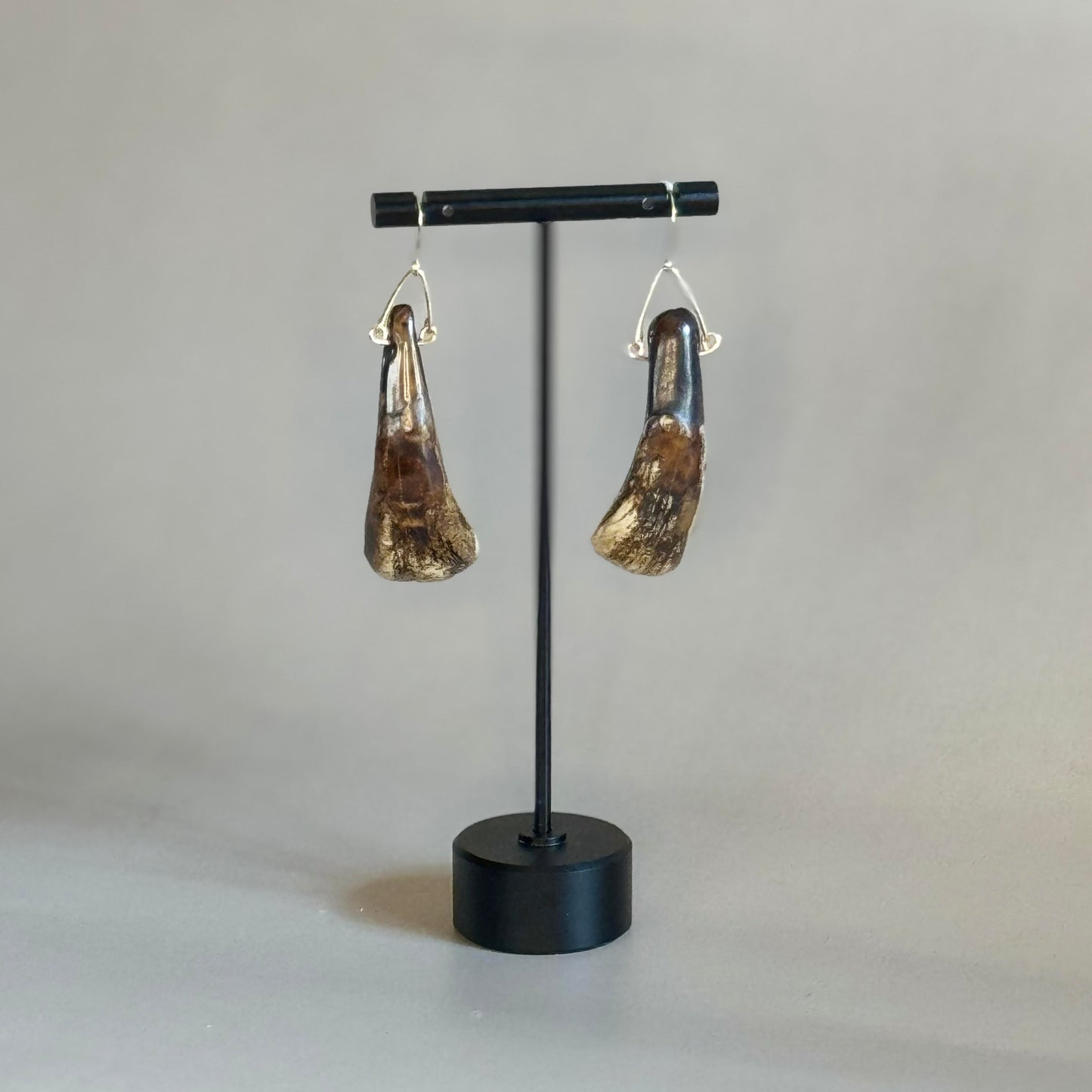 Bison Tooth Earrings