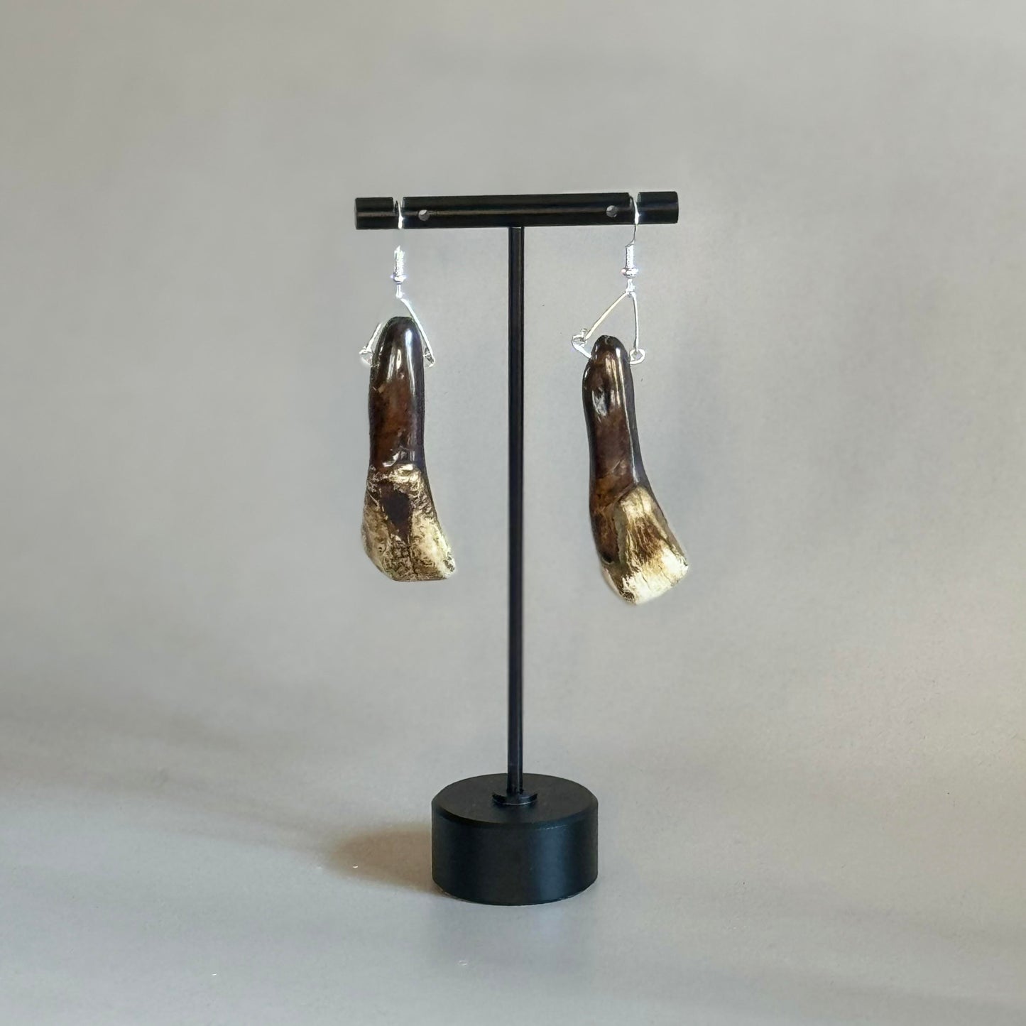 Bison Tooth Earrings