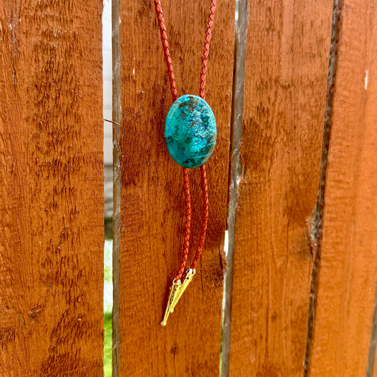 Azurite Oval Bolo