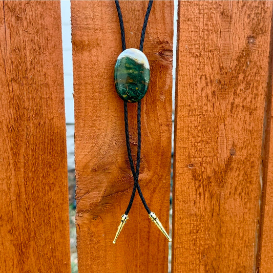 Bloodstone Oval Bolo