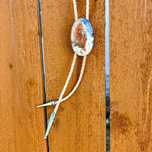 Blue Sodalite Oval Bolo