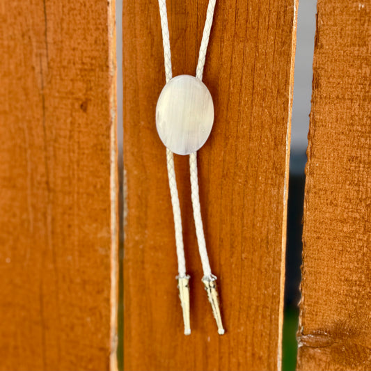 Selenite Oval Bolo