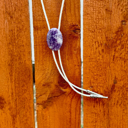 Lepidolite Oval Bolo