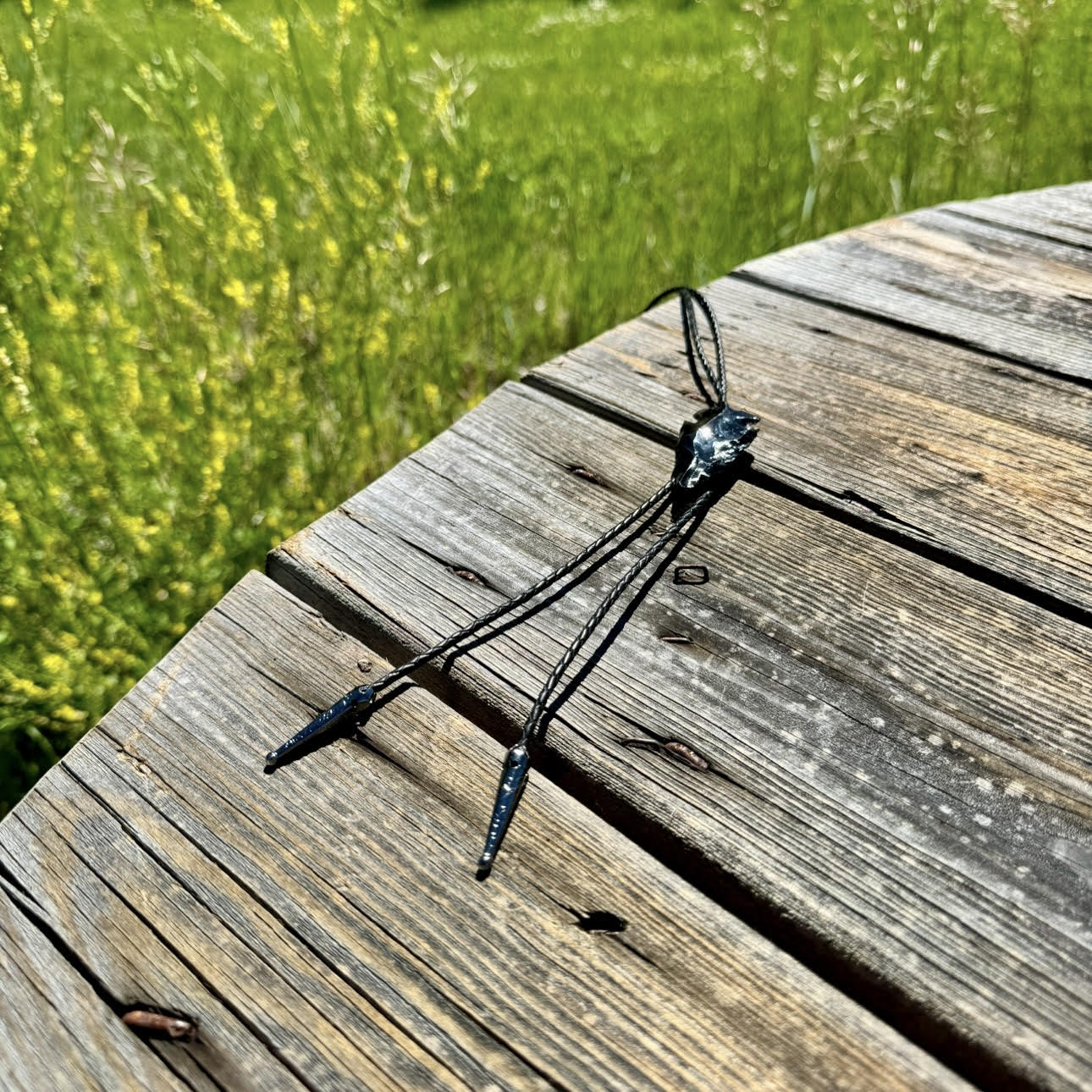 Obsidian Arrowhead Bolo