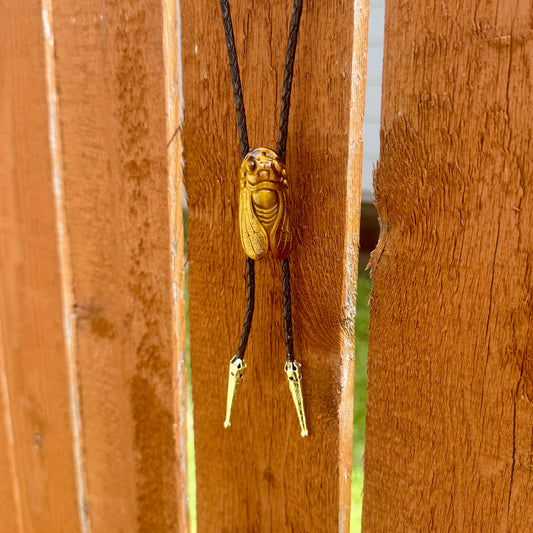 Tigers Eye Cicada Bolo